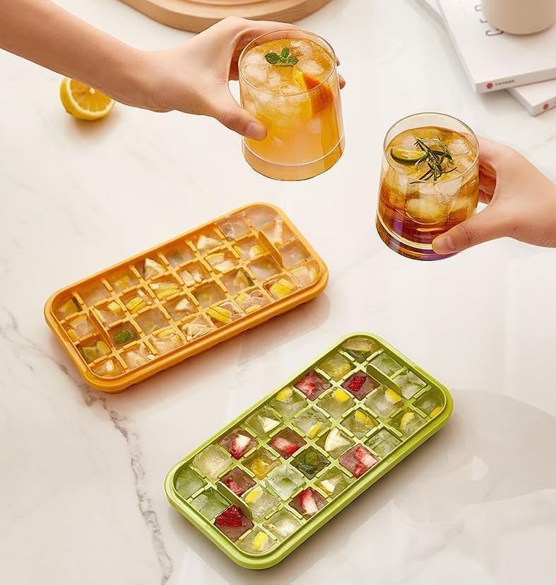 Amazon | 【氷を1秒で取り出す】製氷皿 製氷機 氷作る容器 二重機能 蓋